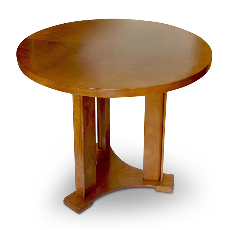 Gallery Bac Swedish Art Deco Round Three Legged Side Table In Oak