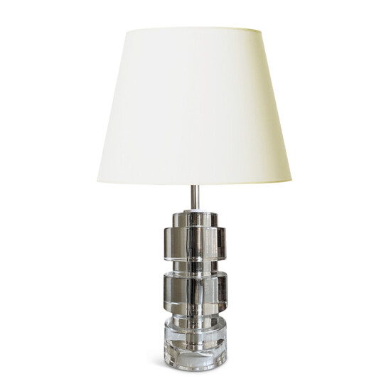 BAC_Fagerlund_C_lamp_crystal_disks_steel_mount_1