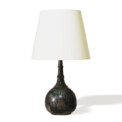 BAC_Wiinblad_B_table_lamp_bulb_tall_neck_green_purple_1 thumbnail
