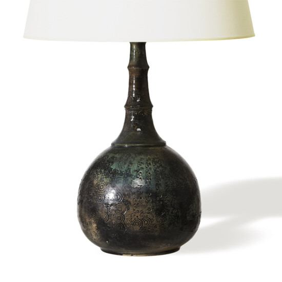 BAC_Wiinblad_B_table_lamp_bulb_tall_neck_green_purple_3