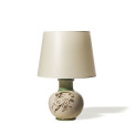 Kahler table lamp animal figured quill painted thumbnail