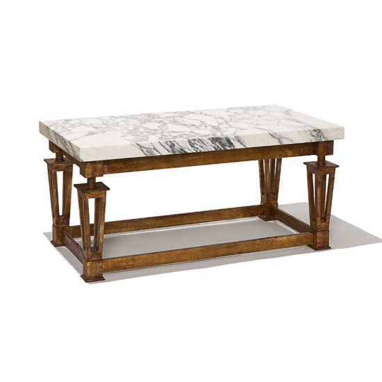 Poillerat_G_coffee_table_Neoclassical_gilded_bronze_marble_1