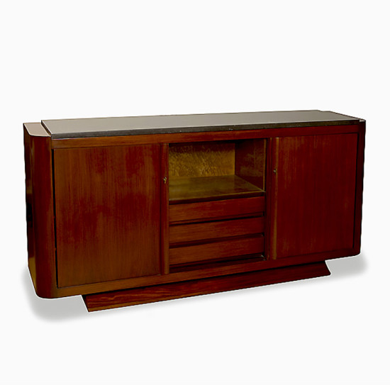 Sornay A Sideboard in mahogany with original marble top_1