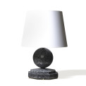 Swedish table lamp granite sphere thumbnail