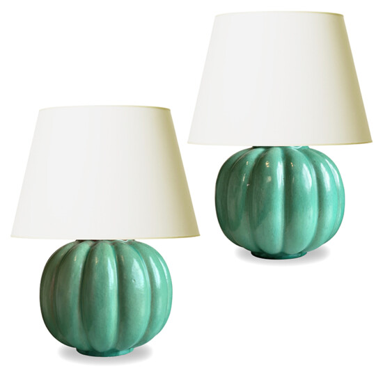 bac_Ekeby_pair_green_lobed_lamps_1