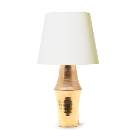BAC_Bergboms_Bitossi_PAIR_table_lamps_notched_gold_luster_3