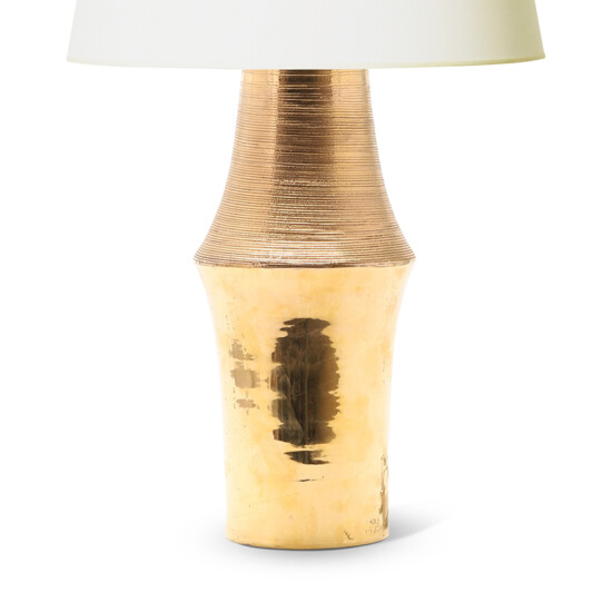 BAC_Bergboms_Bitossi_PAIR_table_lamps_notched_gold_luster_4