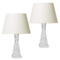 BAC_Orrefors_cinched_pair_crystal_lamps thumbnail