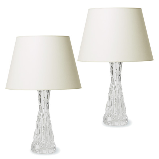 BAC_Orrefors_cinched_pair_crystal_lamps