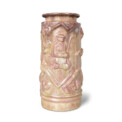 BAC_Ekeby_vase_cylindrical_sporting_reliefs_rose_ochre_1 thumbnail