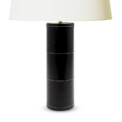 BAC_Bergboms_table_lamp_leather_black_stitched_3 thumbnail