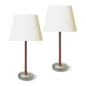 BAC_Falkenbergs_PAIR_table_lamps_leather_brass_glass_1_2k thumbnail