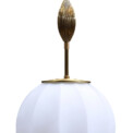 BAC_Swedish_hanging_pendant_frosted_glass_lantern_brass_mount_detail thumbnail