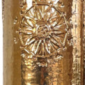 BAC_Bergboms_Bitossi_PAIR_table_lamps_canister_form_rosette_ornaments_gold_luster_2 thumbnail