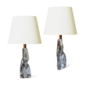 BAC_Maleras_PAIR_table_lamps_triangular_twisting_glass_1 thumbnail
