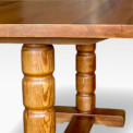 bac Hjorth library table coined legs pine detail 2 thumbnail