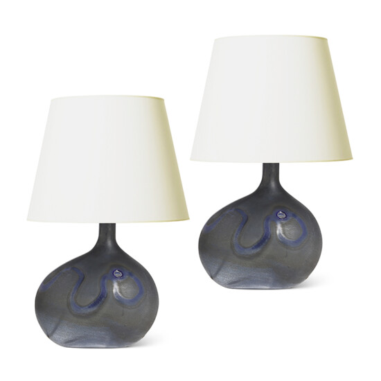 BAC_Holmegaarde_PAIR_table_lamps_Asymmetrisk_blue_1