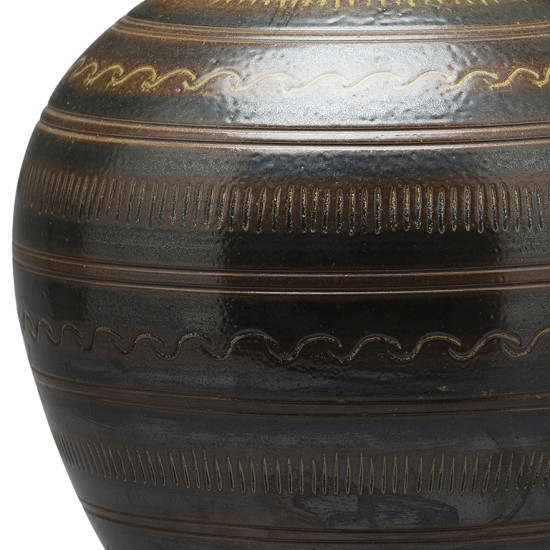 BAC_Andersson_A_vase_large_brown_black_sgrafitto_scrolls_and_hatches_2