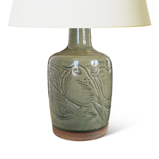 BAC_Thorsson_N_table_lamp_carved_birds_olive_green_3