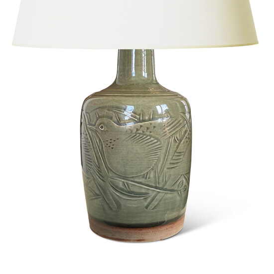 BAC_Thorsson_N_table_lamp_carved_birds_olive_green_4