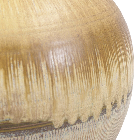 BAC Andersson vase large sandy carved striation 2