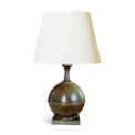 BAC_GAB_table_lamp_cast_bronze_globe_square_plinth_patinated_3 thumbnail