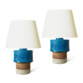 BAC_Persson_I_PAIR_table_lamps_tiered_petite_azure_part_glazed_1 thumbnail