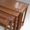 BAC_Swedish_quartet_nesting_tables_mahogany_carved_details_2 thumbnail