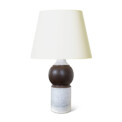 BAC_Bitossi_PAIR_table_lamps_brich_bark_finish_brown_onion_dome_finial_3_2k thumbnail
