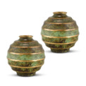 BAC_SVM_Handarbete_pair_vases_fluted_patinated_striated_1 thumbnail