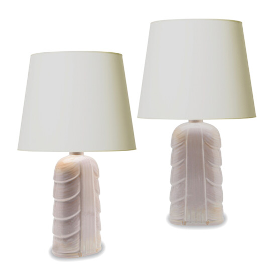 BAC_Nylund_pair_lamps_leafy_nacreous_1